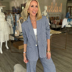 Jilma Blazer in Sodalite - Lukka Boutique