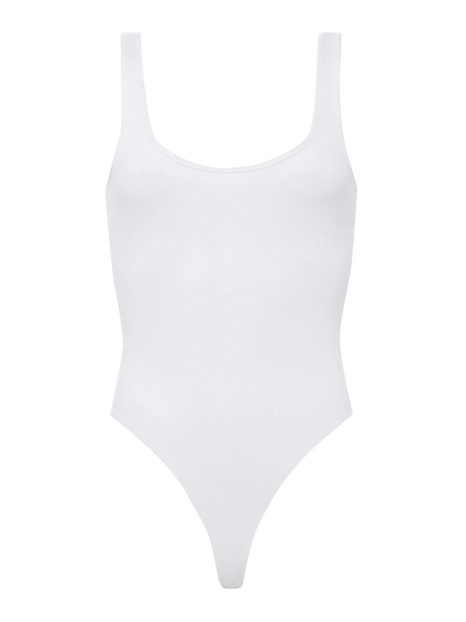 Nica Scoop Neck Tank Bodysuit - Lukka Boutique