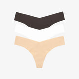 Classic Solid Thong 3-Pack