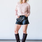 Thalassa Combishort in Noir - Lukka Boutique