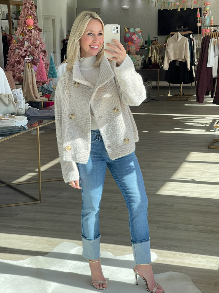 
                  
                    Beth Jacket in Stonecheck
                  
                