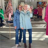 Tess Rain Jacket in French Blue-L - Lukka Boutique