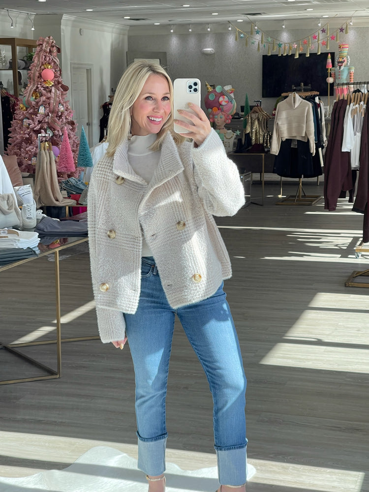 
                  
                    Beth Jacket in Stonecheck
                  
                