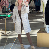 Hooded Coat With Zipper - Lukka Boutique