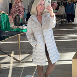 Hooded Coat With Zipper - Lukka Boutique