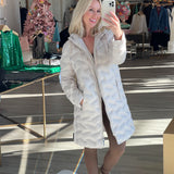Hooded Coat With Zipper - Lukka Boutique