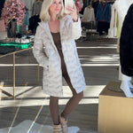 Hooded Coat With Zipper - Lukka Boutique