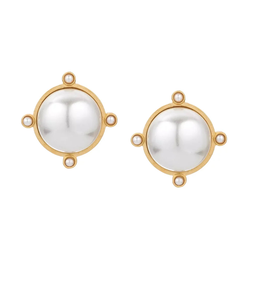 Large Pearl Earrings