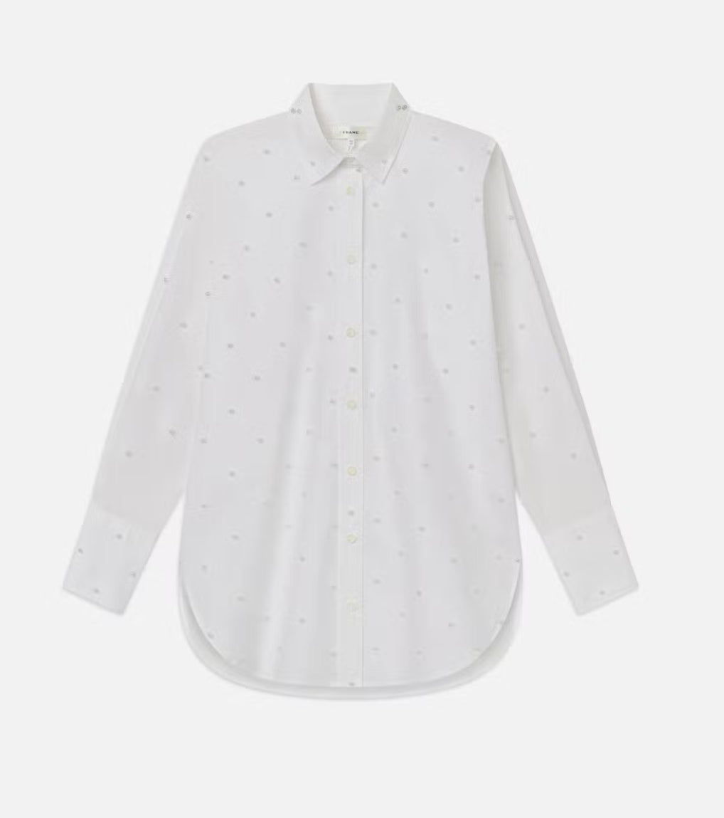 
                  
                    Oversized Pearl Pocket Shirt
                  
                