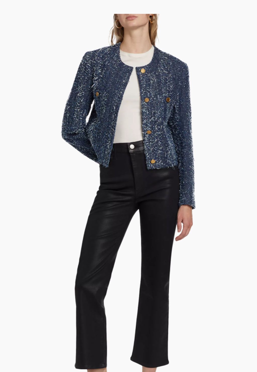 
                  
                    Denim Boucle Jacket
                  
                