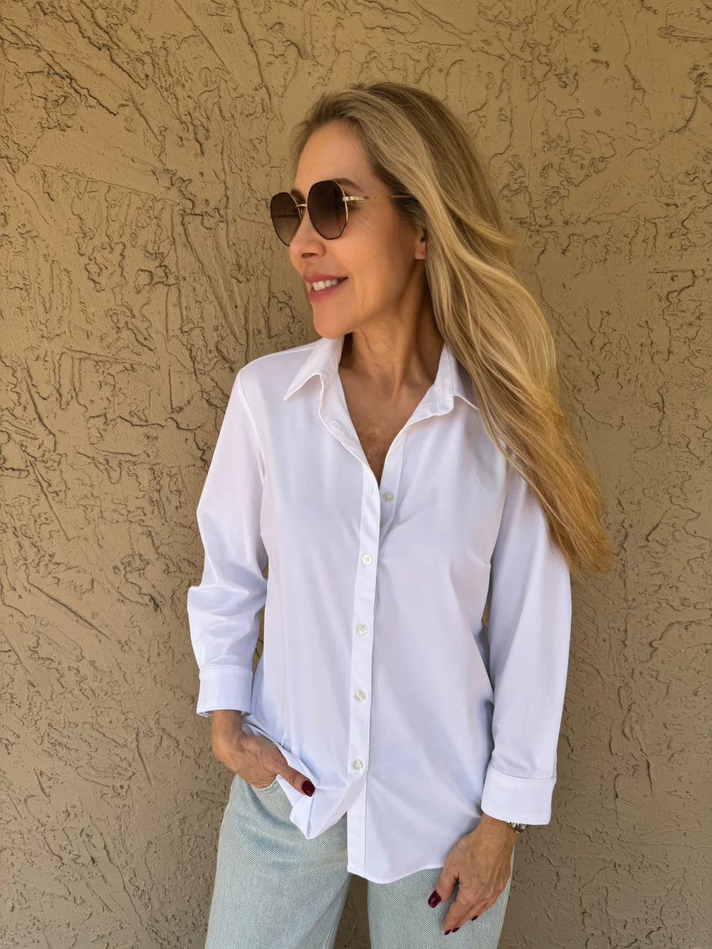 Diane 3/4 Sleeve Button Down