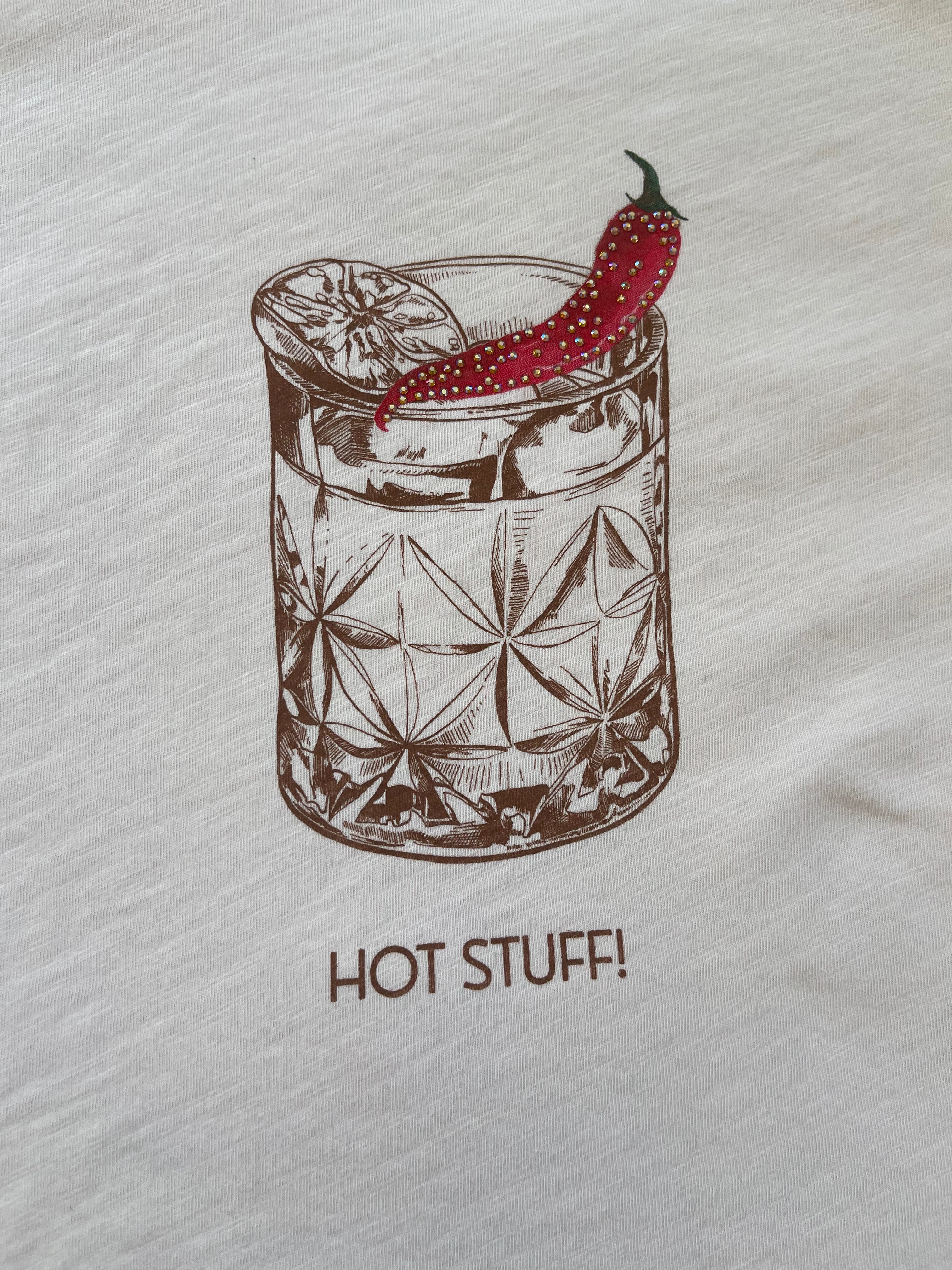 Hot Stuff Slab Cap Tee - Lukka Boutique