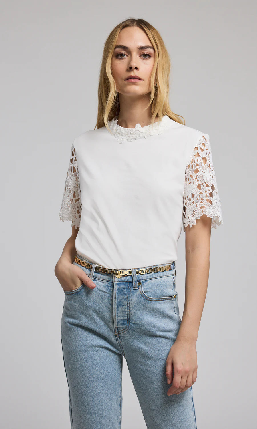 Ramona Lace Combo Top