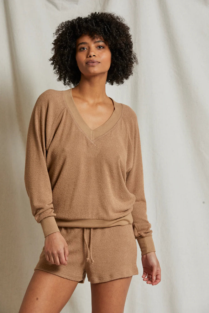 
                  
                    Boucle V Neck Sweatshirt
                  
                