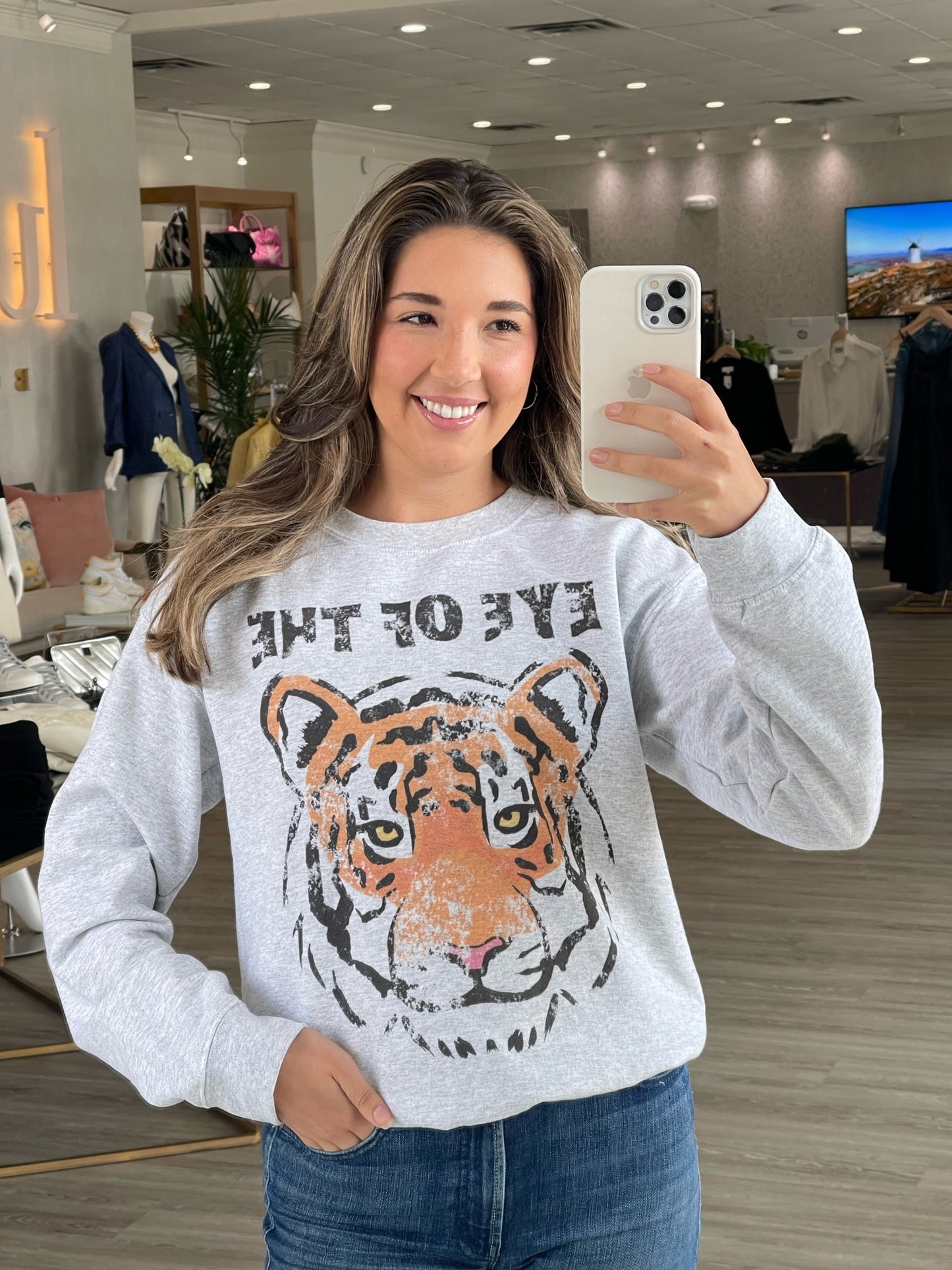 
                  
                    Eye Of The Tiger Sweatshirt
                  
                