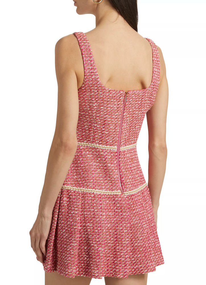 
                  
                    Brianna Dress in Pink Petunia Boucle
                  
                