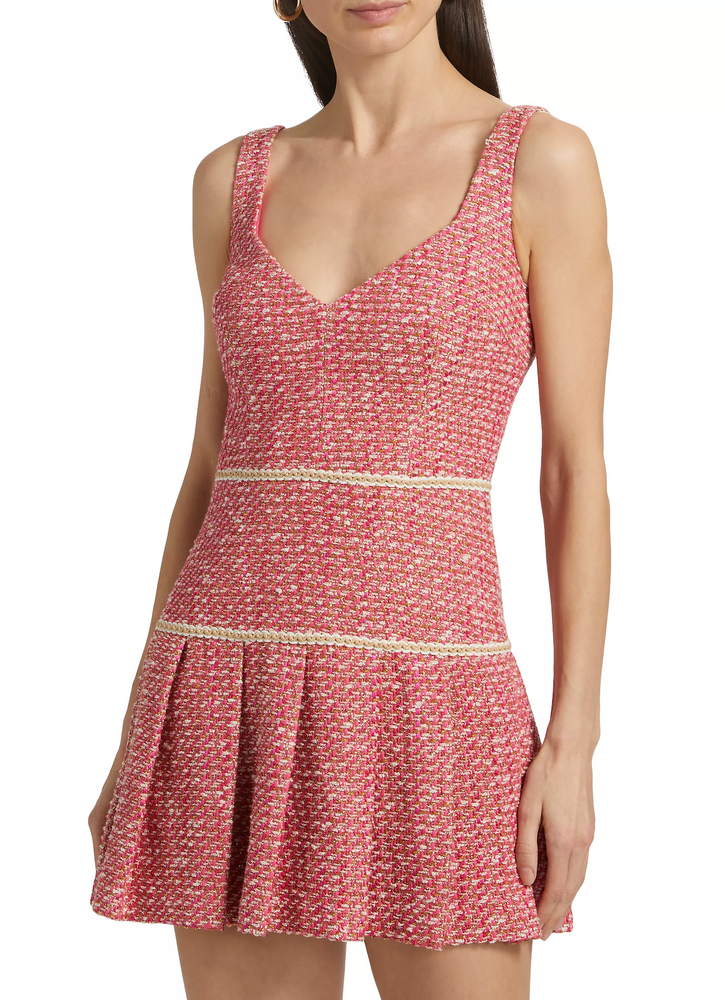 
                  
                    Brianna Dress in Pink Petunia Boucle
                  
                