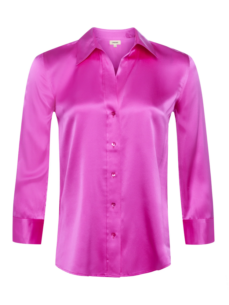 
                  
                    Dani 3/4 Sleeve Blouse in Bright Purple
                  
                