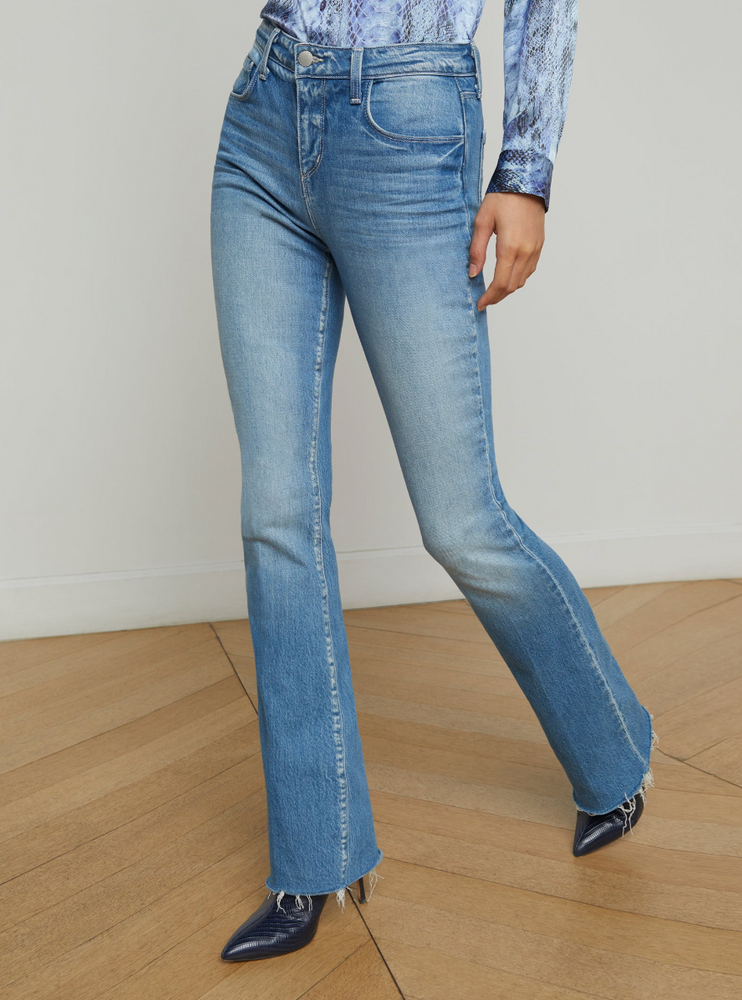 
                  
                    Ruth High Rise Straight Jeans
                  
                