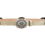 Iris Concho Belt in Bone - Lukka Boutique