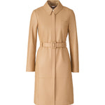 Wendy Leather Coat in Teak - Lukka Boutique