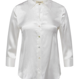 Dani Silk Blouse in Ivory - Lukka Boutique