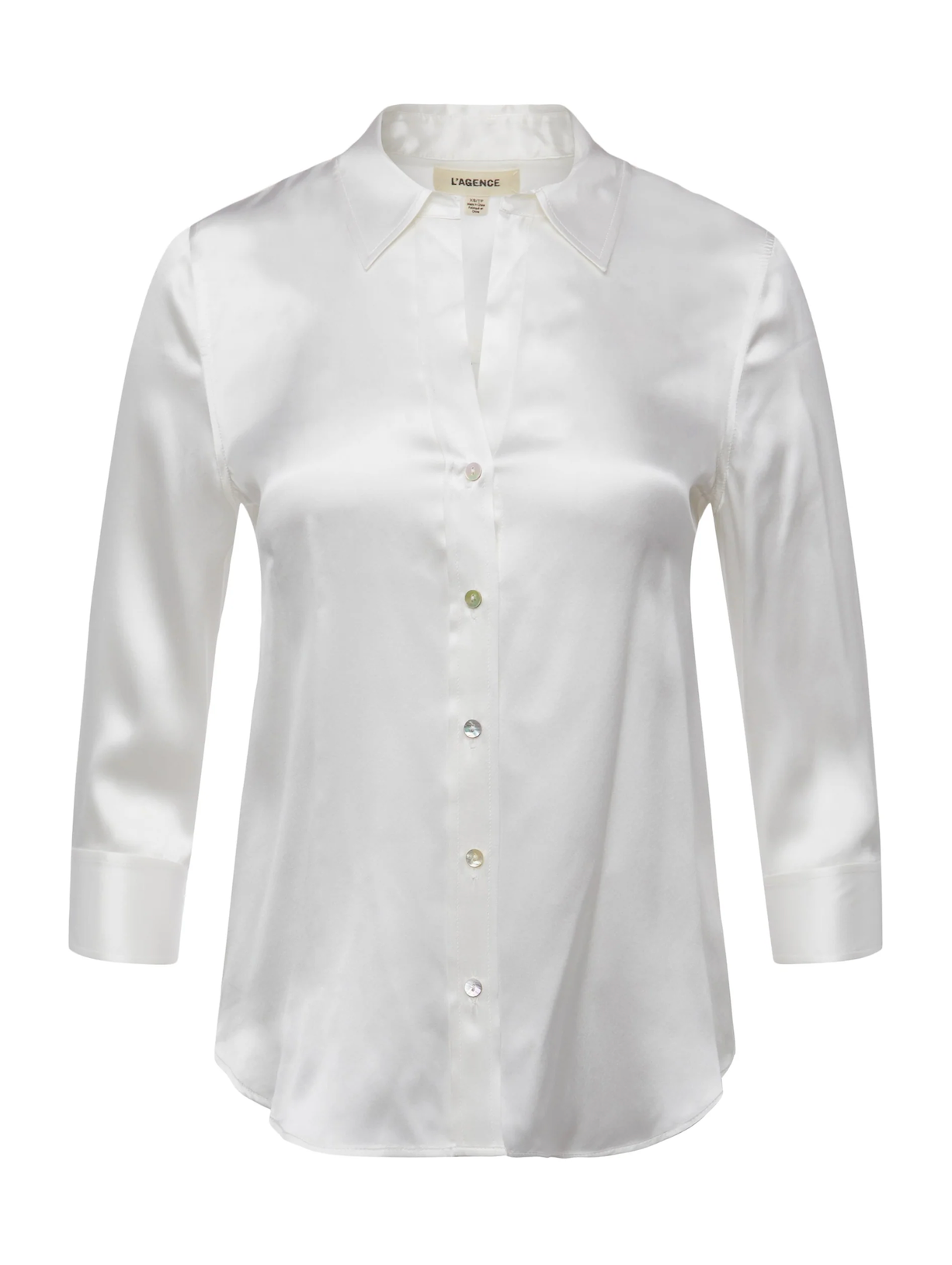 Dani Silk Blouse in Ivory - Lukka Boutique