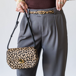 Skinny Cowhide Belt in Urban Beige - Lukka Boutique