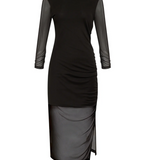 Night Out Mock Dress in Semi Sweet - Lukka Boutique