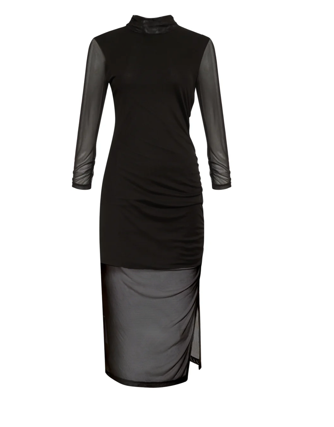 Night Out Mock Dress in Semi Sweet - Lukka Boutique