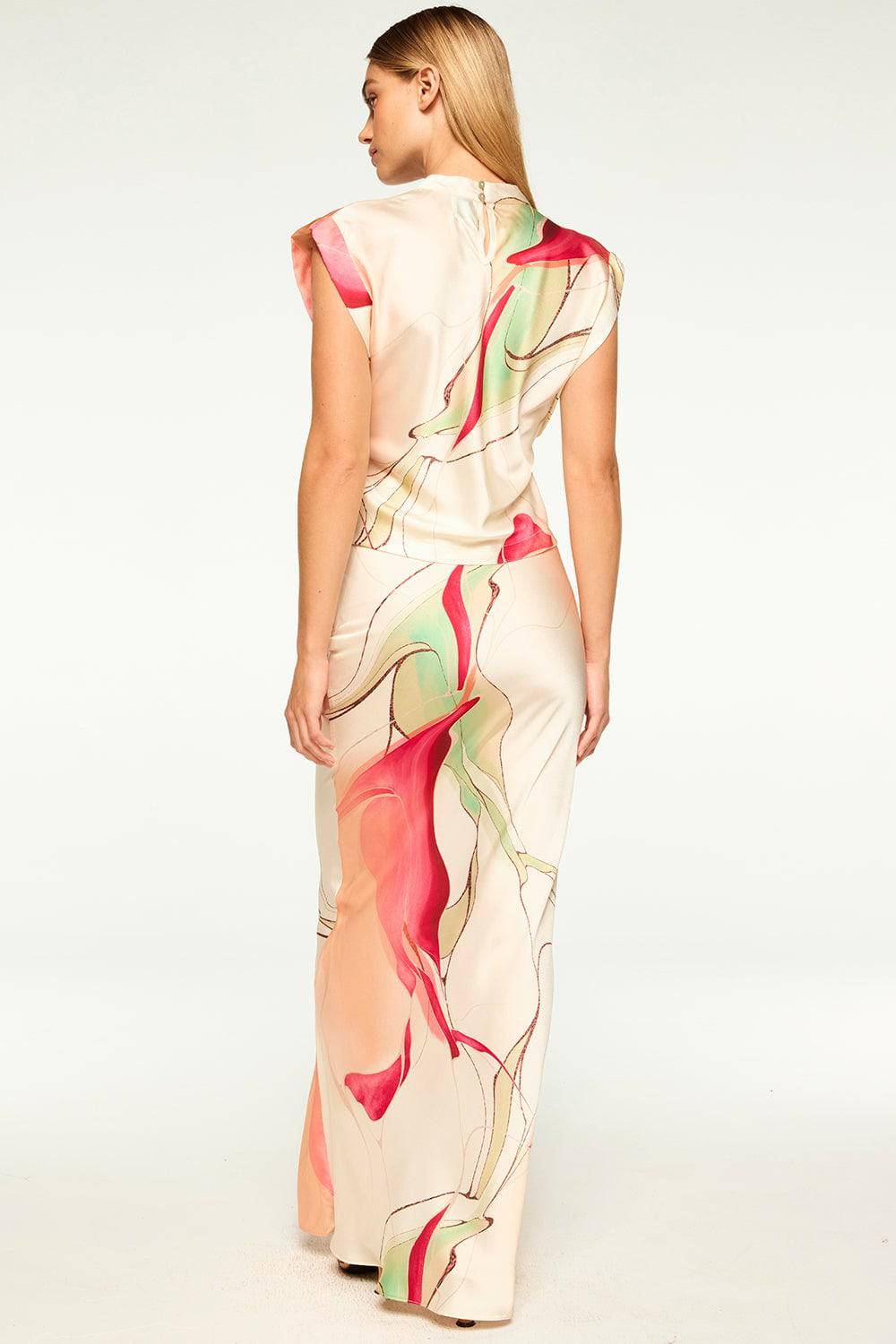 Sierra Skirt in Divine Marble - Lukka Boutique