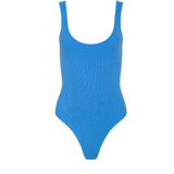 Nica Scoop Neck Tank Bodysuit in Regatta Blue