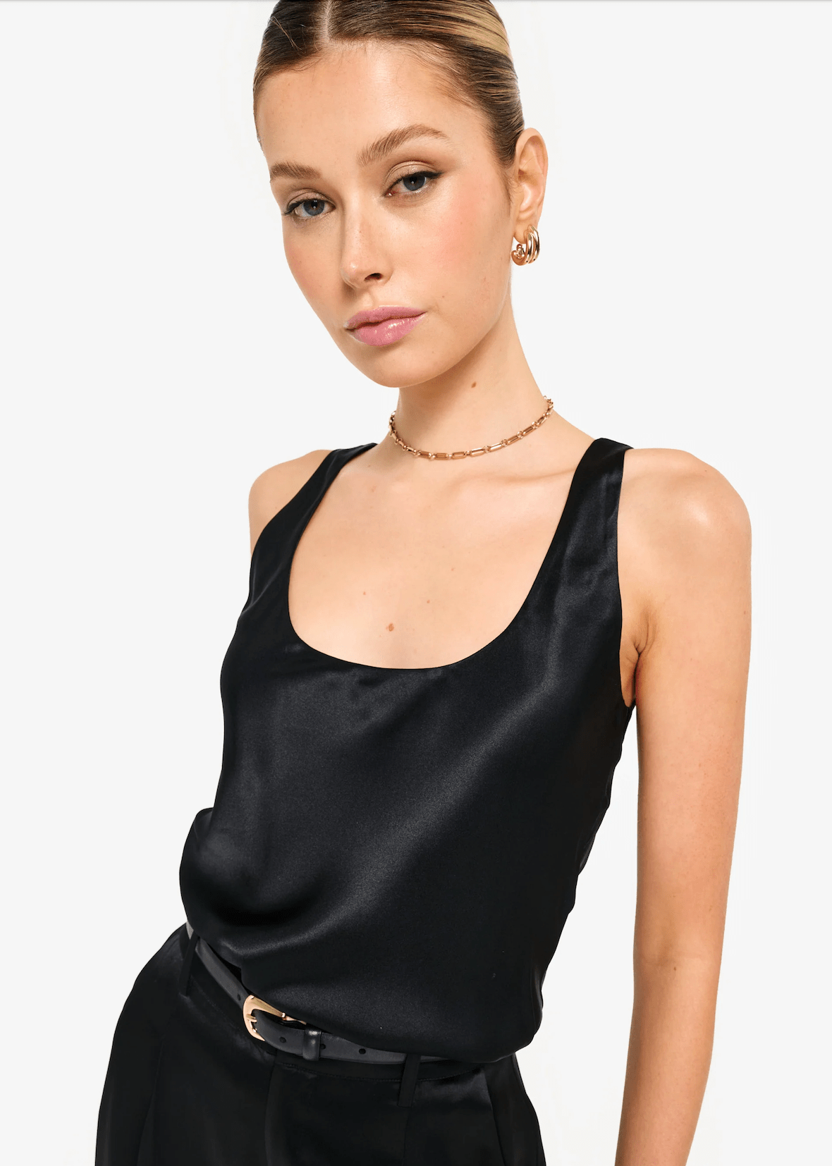 Andressa Camisole in Black - Lukka Boutique