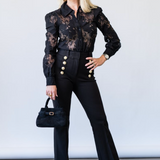 Jenica Lace Blouse - Lukka Boutique