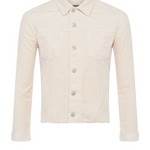 Janelle Slim Raw Jacket in French Vanilla - Lukka Boutique