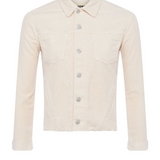 Janelle Slim Raw Jacket in French Vanilla - Lukka Boutique