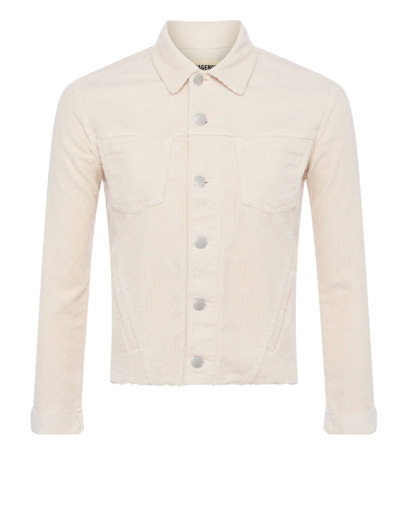 Janelle Slim Raw Jacket in French Vanilla - Lukka Boutique
