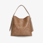 Paloma Shoulder Waxed Mauve Bag - Lukka Boutique