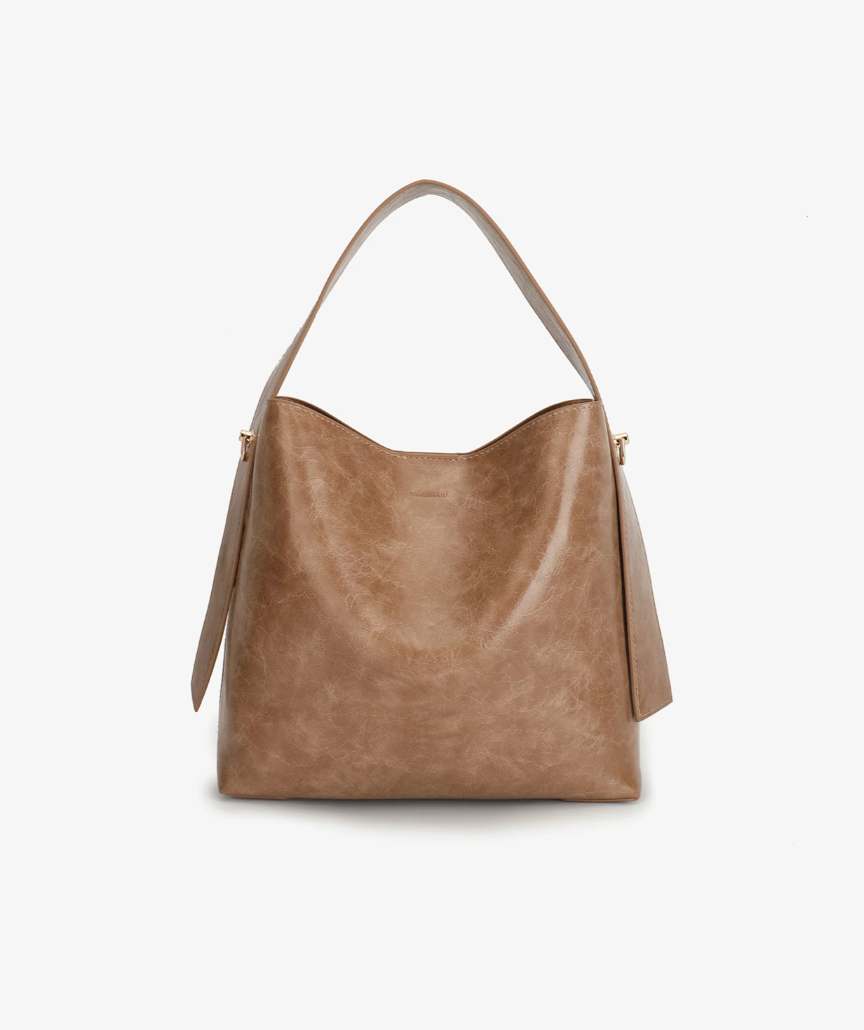 Paloma Shoulder Waxed Mauve Bag - Lukka Boutique