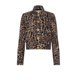 Nyx Crop Jacket in Leopard