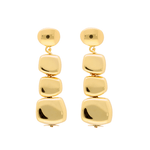 Organic Shaped Earring in Gold - Lukka Boutique