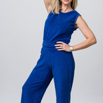 Loop Terry Tank in Violet Blue - Lukka Boutique