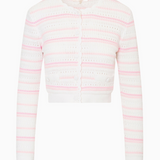 Dessa Cardigan in Marbella Stripe - Lukka Boutique