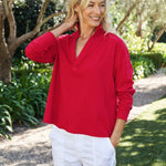 Patrick Popover Henley in British Royal Navy - Lukka Boutique