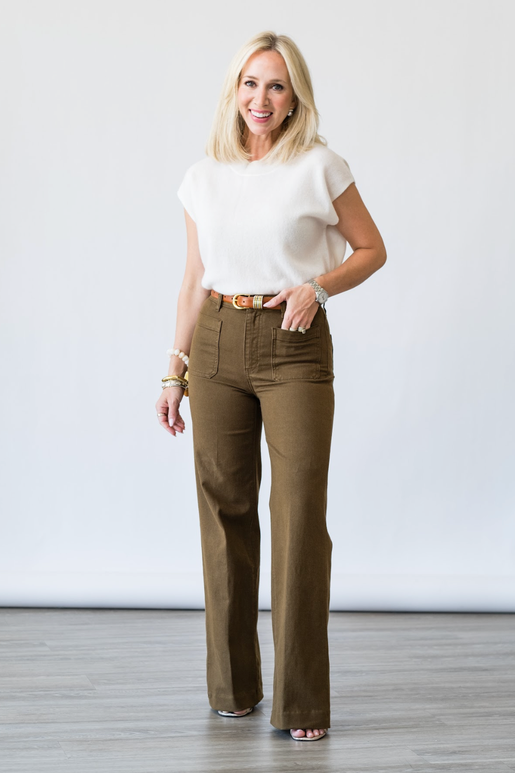 The Refined Pant in Tree Moss - Lukka Boutique