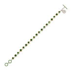 Midnight Mosaic Pave Toggle Bracelet - Lukka Boutique