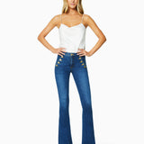 Helena Bootcut Jean in Medium Wash - Lukka Boutique