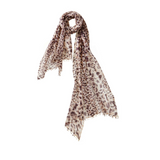 Cashmere Leopard Scarf