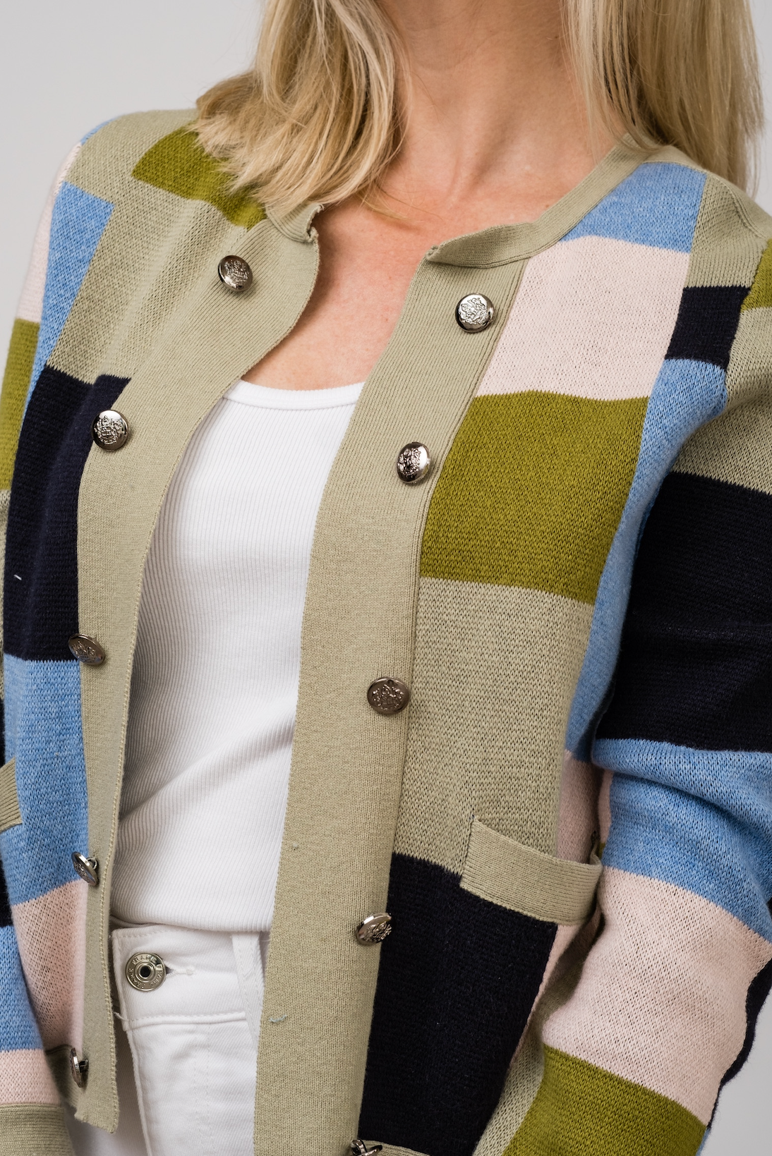 Beau-Lero Patchwork Cardigan - Lukka Boutique