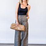 Leopard Print Wide Leg Pants - Lukka Boutique